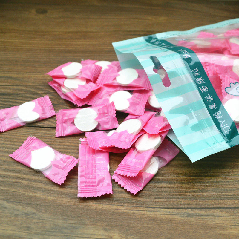 琪娜超薄蚕丝压缩面膜纸50 diy扣 福喜登扣