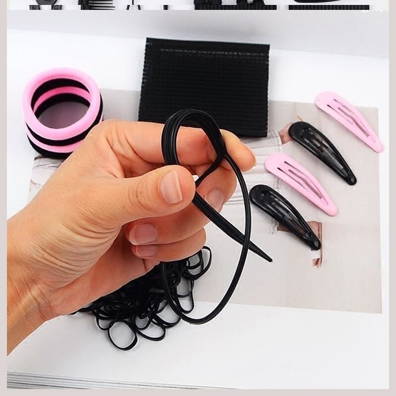 儿童扎发神器小孩梳头卷发盘发器 福喜登发饰