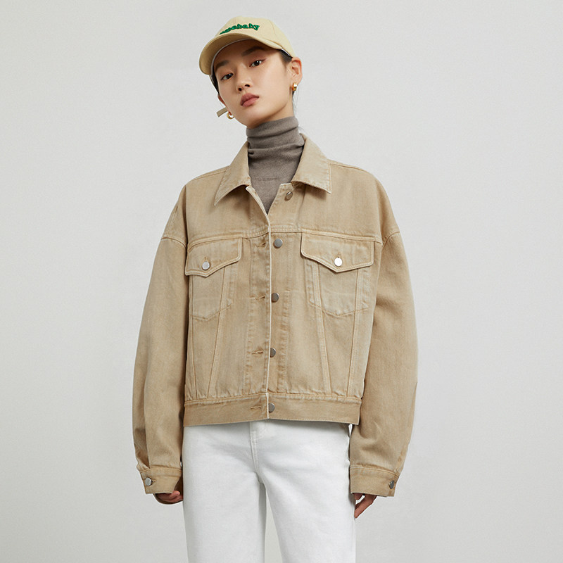 simplepieces短款牛仔外套春款上衣 simplepieces短外套