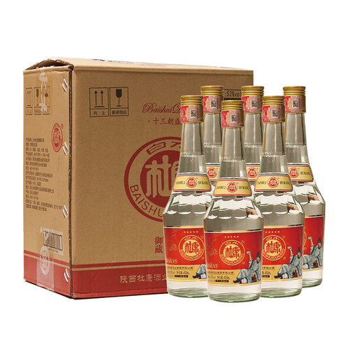 杜康酒52度白水杜康御藏V5浓香型纯粮食白酒整箱6瓶特价 - 图0