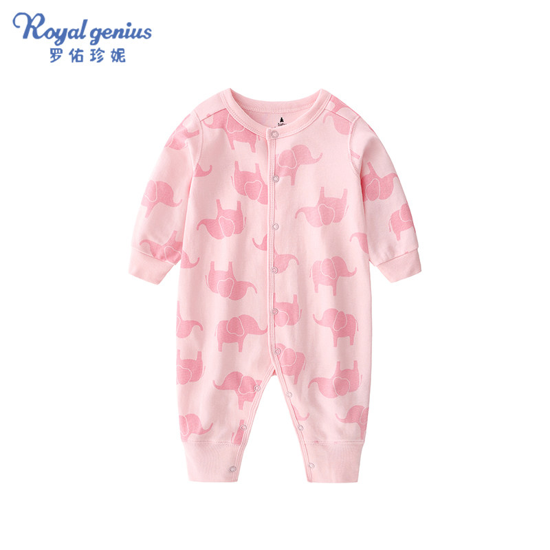 早秋装宝宝衣服春秋长袖哈衣内衣 royalgenius童装连身衣/爬服/哈衣