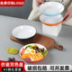 Plastic meramine deep plate cover rice noodles fried rice commercial Xinjiang fried strip crayfish special plate catering