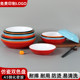 Plastic meramine deep plate cover rice noodles fried rice commercial Xinjiang fried strip crayfish special plate catering