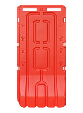 全新料1.8米三孔水马围挡红色围栏注水塑料护栏隔离墩防护防撞桶