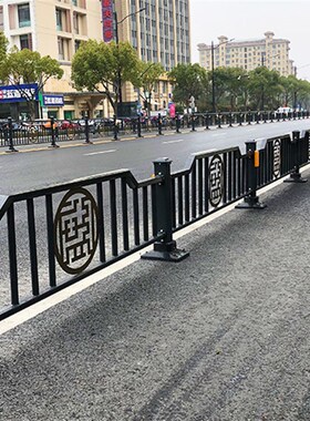 不锈钢城市道路市政护栏隔离栏交通安全公马路人行道防撞围栏栅栏