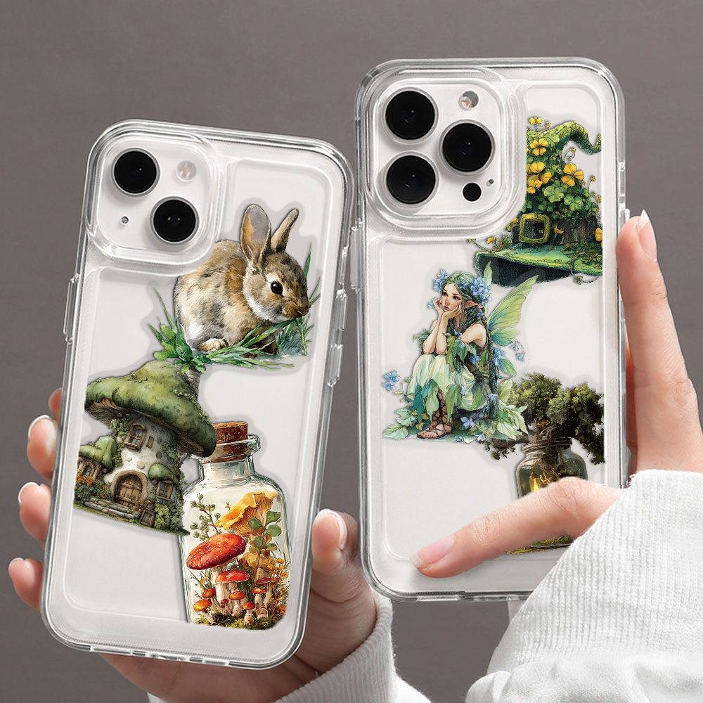 100张森林主题绿色贴纸PET卡通清新手账手机壳笔记本装饰防水贴画,淘宝优惠券,粉丝福利购,淘宝优惠卷