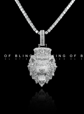 KINGOFBLING狮子吊坠KKECHO同款