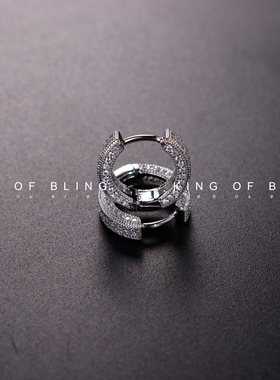 KINGOFBLING日韩天然锆石情侣
