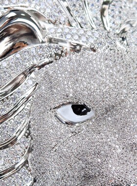 KOB男女银锆定制吊坠项链