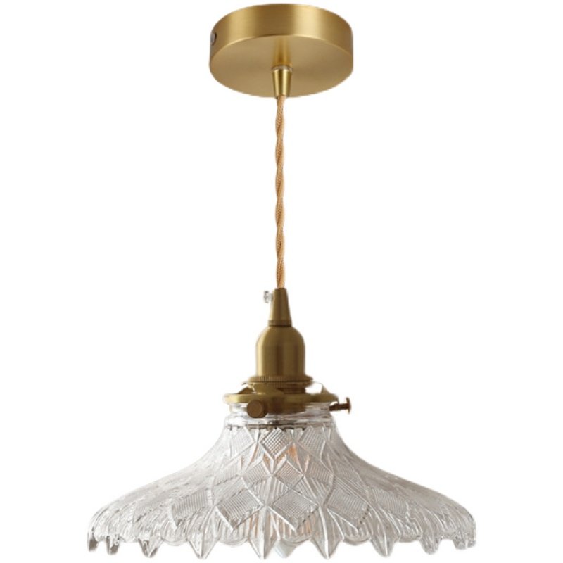 日式复古黄铜玻璃吊灯创意简约餐厅吧台卧室北欧单头玄关阳台灯具,淘宝优惠券,粉丝福利购,淘宝优惠卷