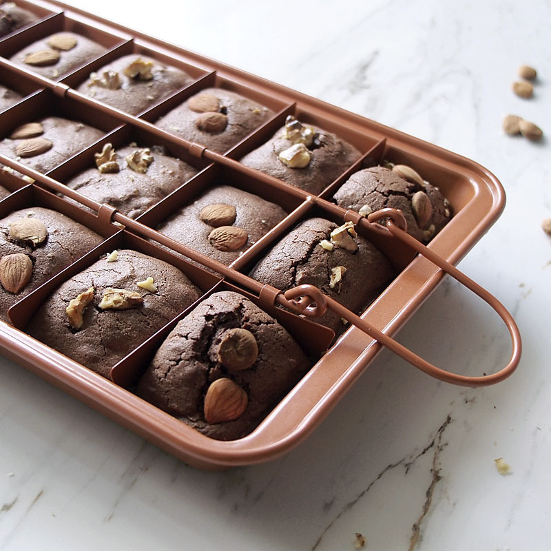 Brownie Cake Bread Mold Square Baking Pan 烘焙布朗尼蛋糕模具 - 图2