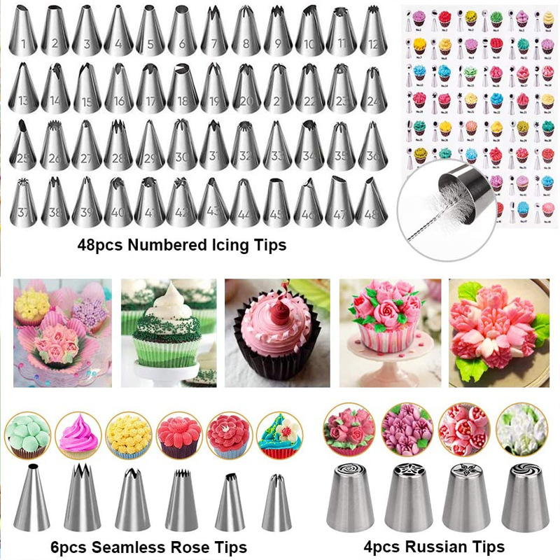 Cake Turntable Decorating Set mould Baking Nozzle Piping Bag-图0