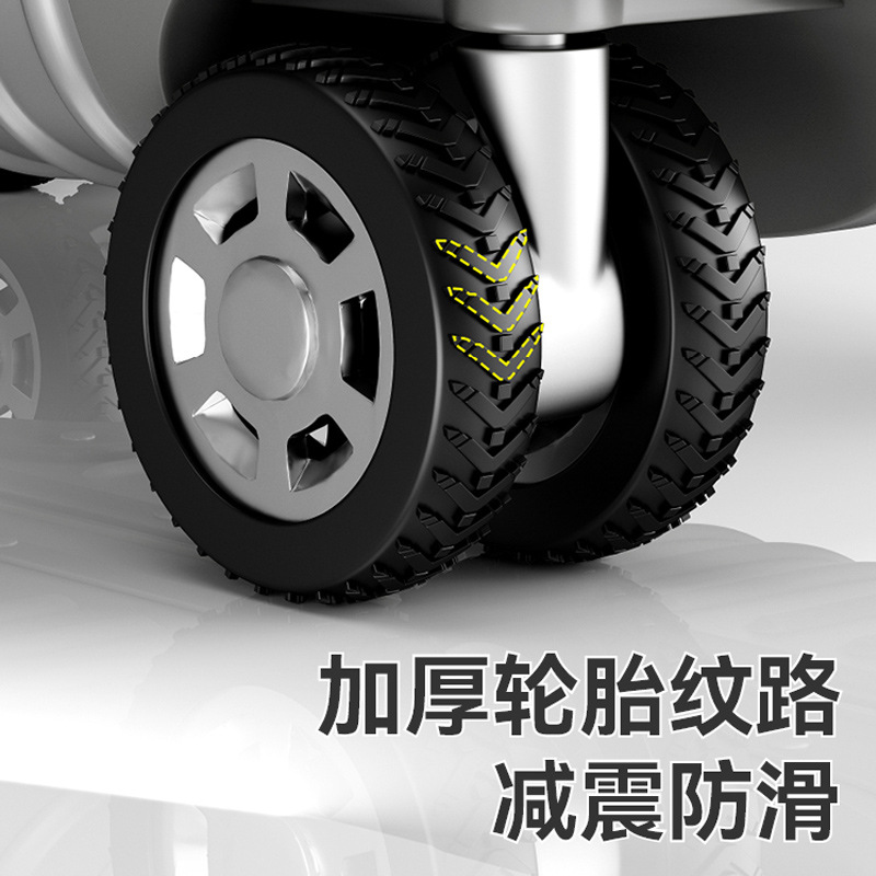 行李箱轮子橡胶套静音旅行箱滚轮拉杆箱保护套替换硅胶万向轮轮套 - 图0