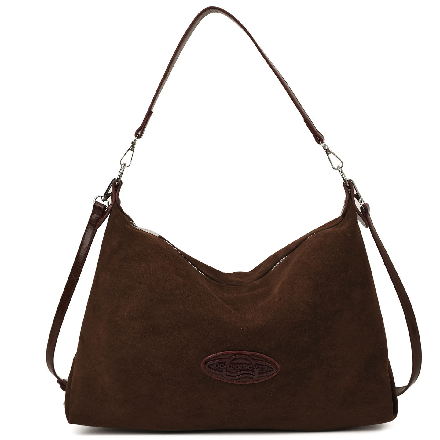 高级感秋季新款大容量2025女式通勤麂皮绒单肩包时尚潮斜挎包,淘宝优惠券,粉丝福利购,淘宝优惠卷