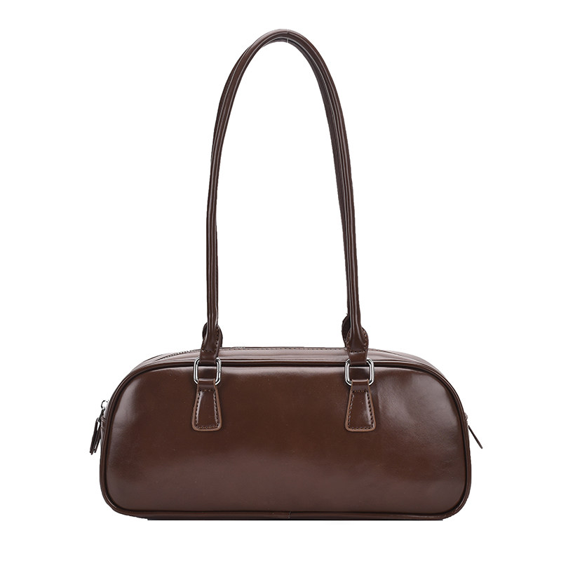 高级感复古腋下包包女2025新款春季时尚通勤保龄球包大容量单肩包,淘宝优惠券,粉丝福利购,淘宝优惠卷