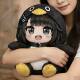 Cuckoo Gaga ເດັກນ້ອຍ Penguin Doll ນອນສຽງ Plush Toy Doll Cloth Doll ຂອງຂວັນວັນເກີດສໍາລັບເດັກຍິງ