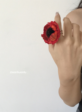 三环路永生花戒指优雅