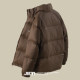 JIEYI Raglan Sleeve Black Blonde Thermal Stand Collar Down Jacket