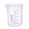 KARTELL plastic beaker 25ml-5000ml imported PP scale beaker can be sterilized by high temperature and high pressure, acid and alkali resistant