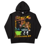 Рули Хипхоп Трэвис Скотт Винтаж Прест -Хип -Хип -Хип -Хуп Свитер с капюшоном в зимних рукавах