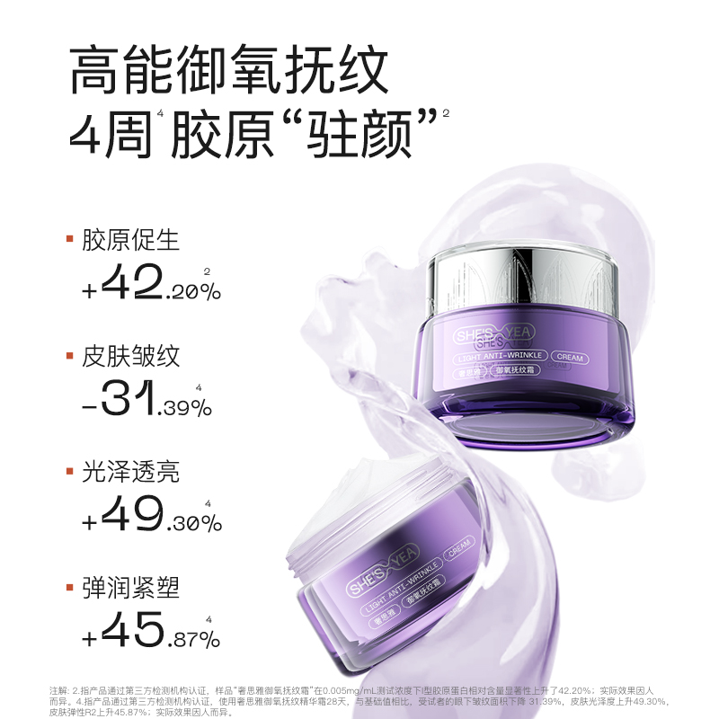 奢思雅御氧抚纹霜抗皱面霜补水保湿淡纹紧致抗皱