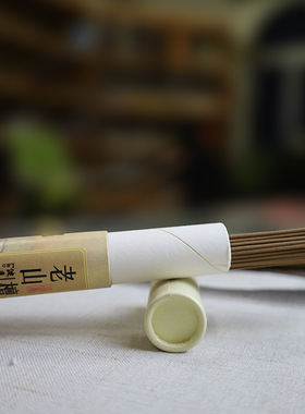 静慧文化 20克线香鹅梨帐中香 筒装檀香线香 雪中春信崖柏木熏香