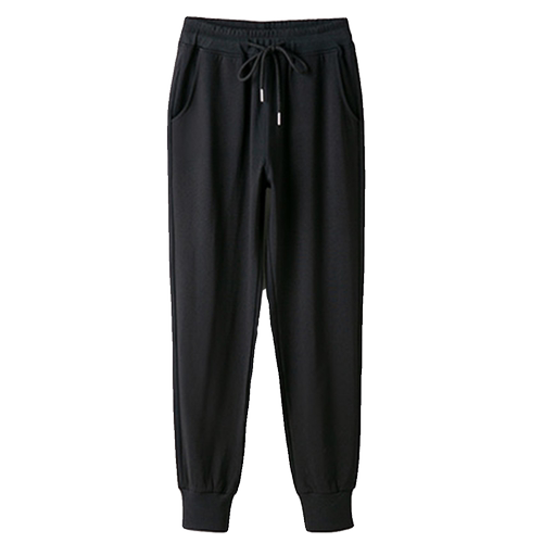 大码女装冰丝运动裤子女夏季薄款宽松束脚裤梨形显瘦遮肉灯笼卫裤 - 图3