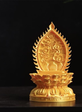 唐卡底座迷你莲花底座供奉佛像小支架加高台佛牌挂件吊坠底小供台