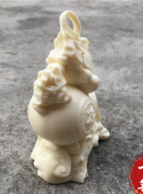 菩提果葫芦摆件福禄雕刻手把件镂空汽车装饰手工创意工艺品新中式