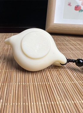 象牙果菩提果素面把把壶茶壶手把件茶宠载摆件把把壶浮猛犸牙文玩
