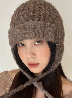 毛线帽出游可爱女秋冬季