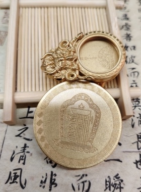 金翅大鹏鸟嘎乌盒佛盒擦擦盒吊坠可打开西藏佛牌挂件男女款随身