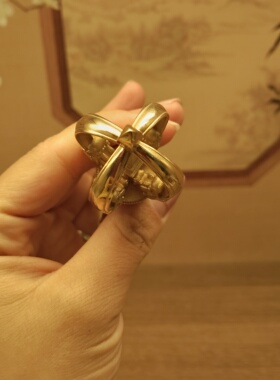 尼泊尔工艺黄铜金刚铃杵精工金刚铃铛五股金刚杵五股摆件纯铜