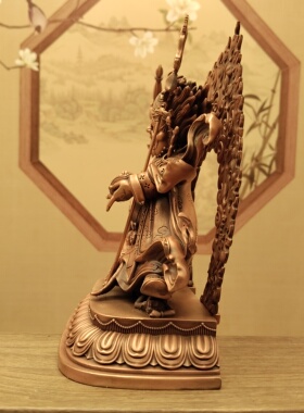 红铜做旧5寸15公分措达玛哈嘎拉佛像家居摆件佛堂寺庙供奉供具用