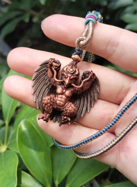 西藏精工民族风紫铜做旧大号金翅大鹏鸟吊坠男女款大鹏金翅雷震子