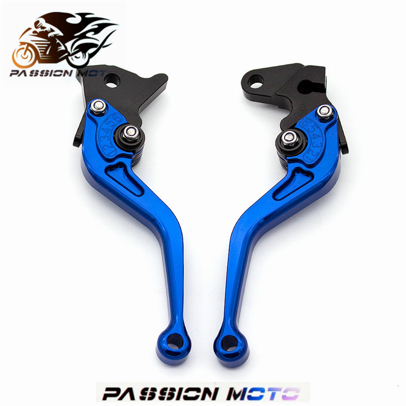 适用张雪ZX500RR改装二指短款可调铝合金CNC刹车牛角离合手把配件 - 图2