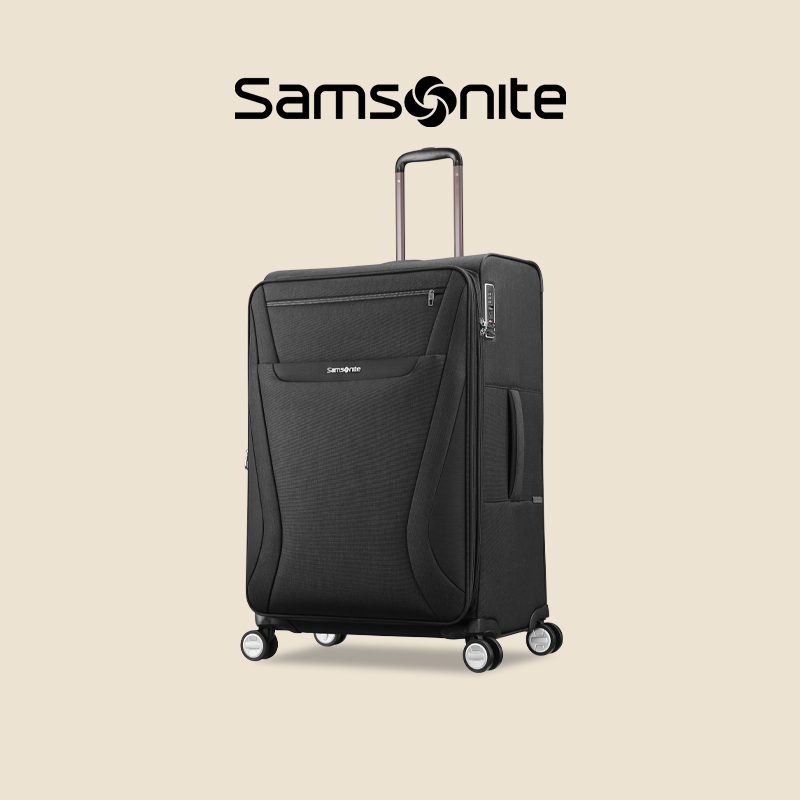 Samsonite/新秀丽商务拉杆登机箱20寸可扩展软旅行李箱托运箱TR7-图0