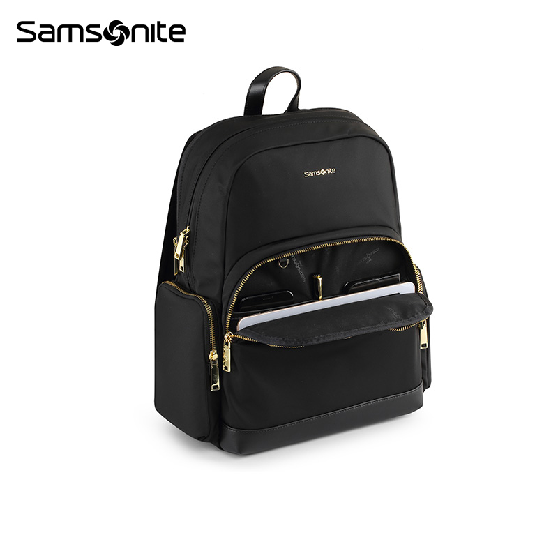 Samsonite/新秀丽官网双肩女简约时尚旗舰店同款电脑小背包 TW2