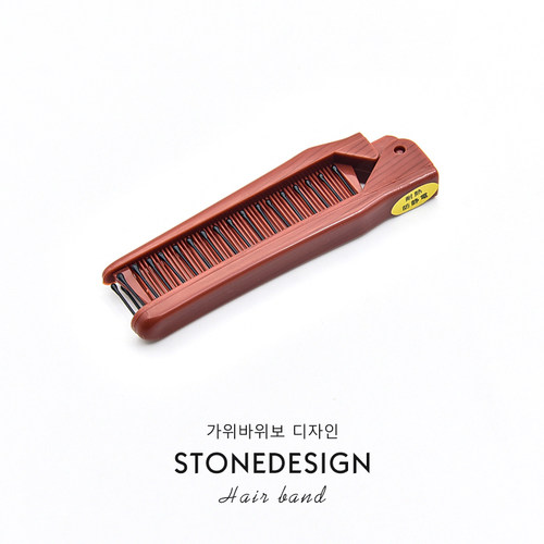 儿童梳子小女孩女童便携随身折叠梳编发套装长发专用防静电不伤发 - 图2