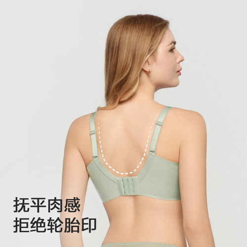 【纤曲系列】Comfit夹碗杯大码内衣女薄蕾丝调整型文胸CBW0223 - 图3