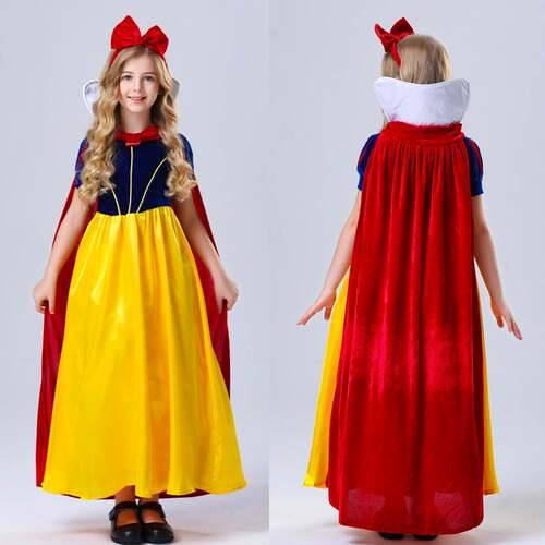 Halloween children's costume girl princess dress vampire - 图1
