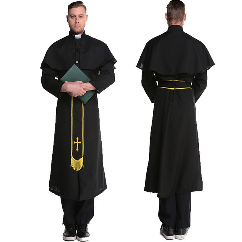 2023 Halloween costume Nun priest costume万圣节服装男女 - 图2