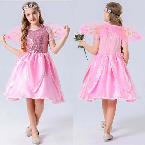 Halloween children's costume girl princess dress vampire - 图2
