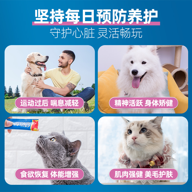 瑞普生物/宠物辅酶Q10猫狗心脏保健小粉弹狗狗心肌肥大肥厚心衰 - 图1