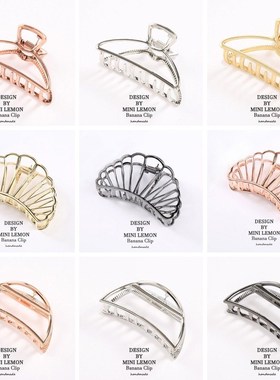 Show trend simple alloy hair clips hair accessories
