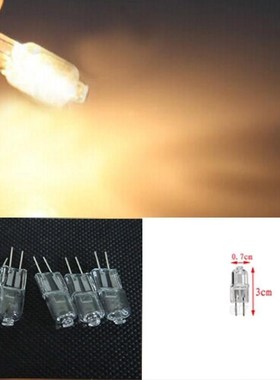 10个 G4 20W Watt 12V Halogen Bi-pin Light La水晶灯吊灯小灯泡