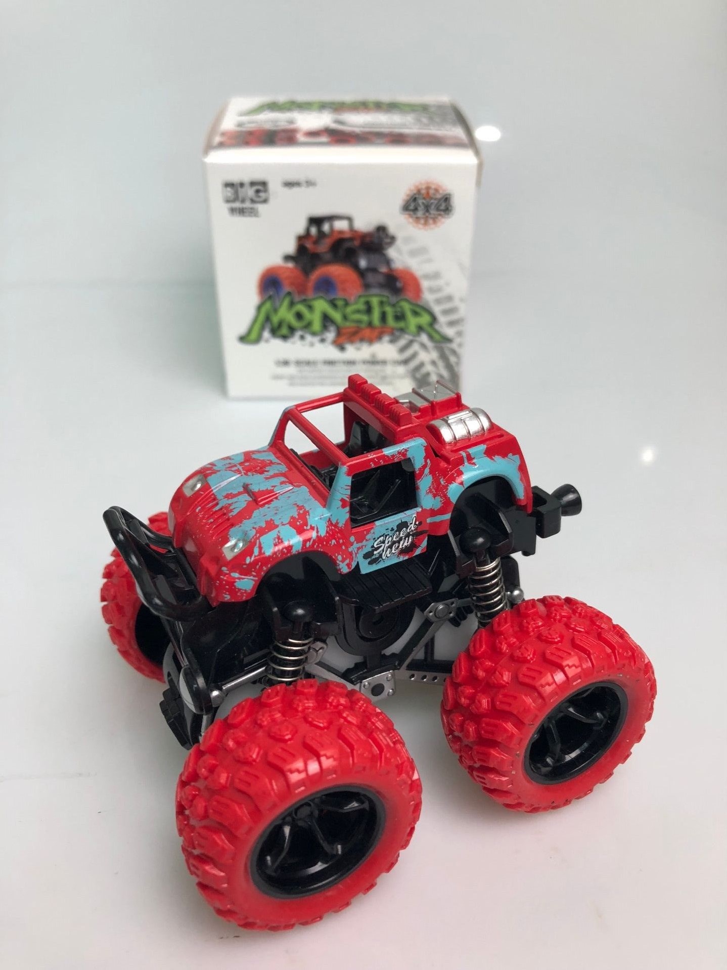 Suvs model cars for kids and boys toy cars惯性四驱越野车 - 图0