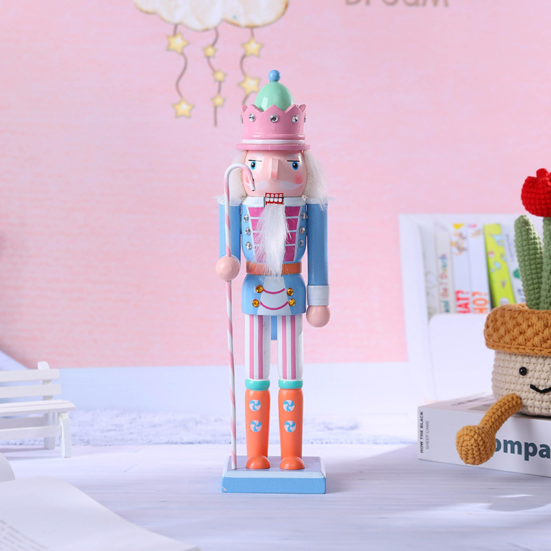 北欧可爱胡桃夹子木偶士兵木头人摆件创意女孩儿童房酒柜装饰摆设,淘宝优惠券,粉丝福利购,淘宝优惠卷