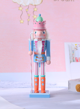 胡桃夹子木偶士兵木头人摆件