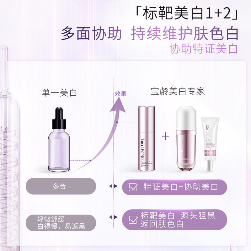 【买1享3】宝龄bl祛斑面部补水精华液 宝龄丽碧雅液态精华